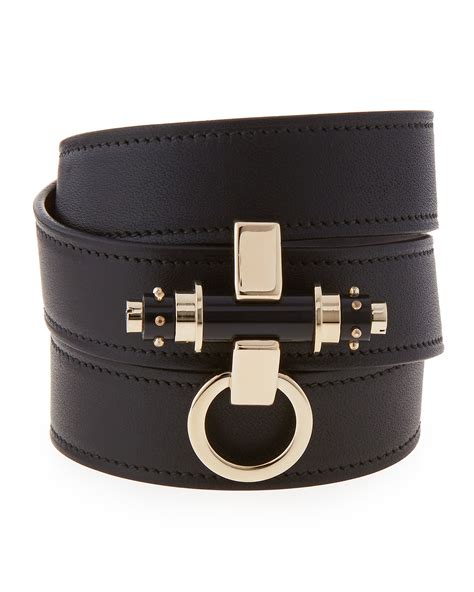 givenchy obsedia leather wrap bracelet|Givenchy Leather Obsedia Wrap Bracelet .